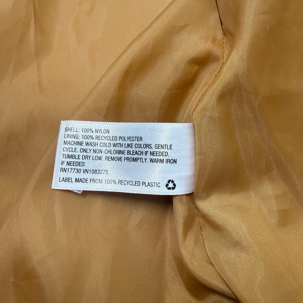 A New Day Women's Tan Hooded Water Resistant Jacket Small - Picture 12 of 12